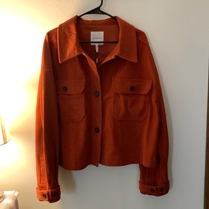 Cropped Corduroy Jacket